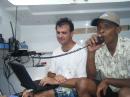 Dave KK4PQ (left) assist Dwight KJ4OVP (right) with his first HF QSO ever.